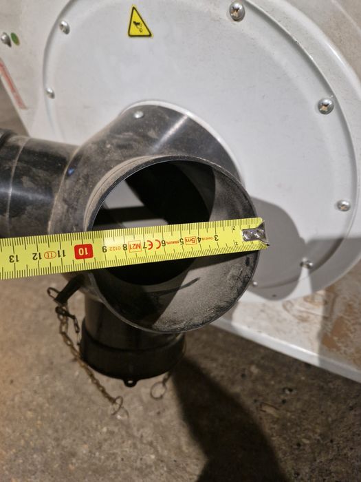 Odciąg do trocin dwu workowy turbina wentylator