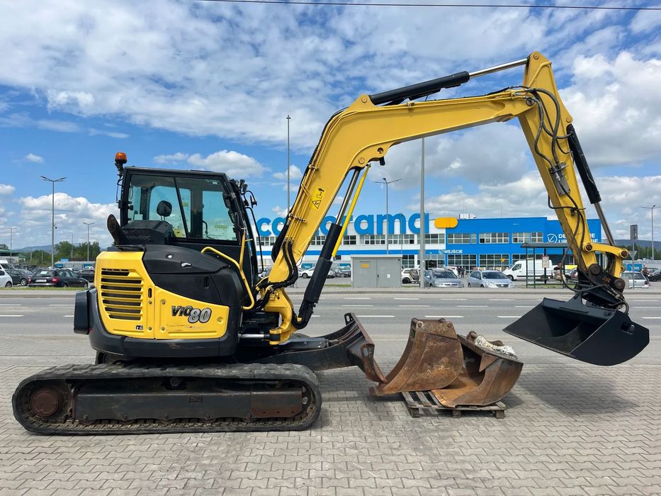 Yanmar VIO080-1A  Minikoparka gąsienicowa, skarpówka hydrauliczna, klimatyzacja, 3 łyżki