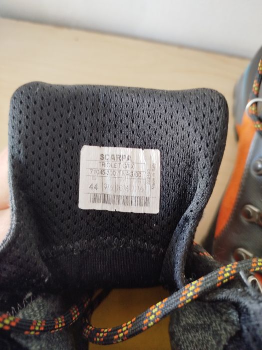 Scarpa Triolet GTX – Botas de Montanhismo Técnicas – Tam. 44 – Excelente Estado
