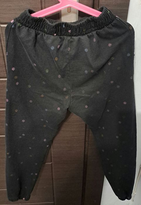 Dres 140 sinsay czarny w groszki