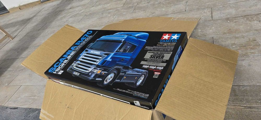 tamiya scania r470 silver