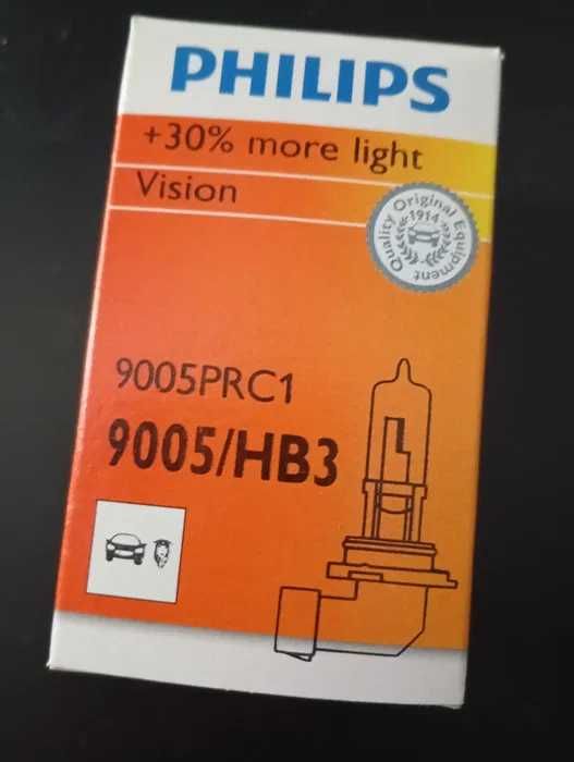 4 Lâmpadas Philips Hb3 9005prc1 12v 65w +30%