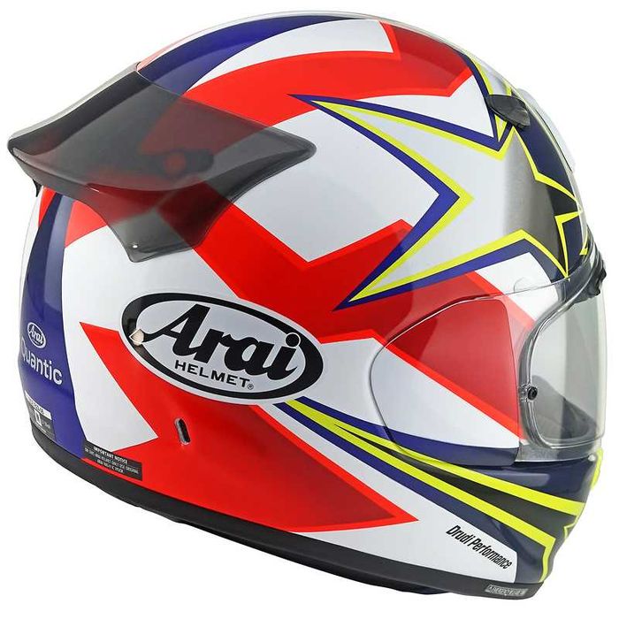 Capacete ARAI Quantic Star & Stripes - Vermelho