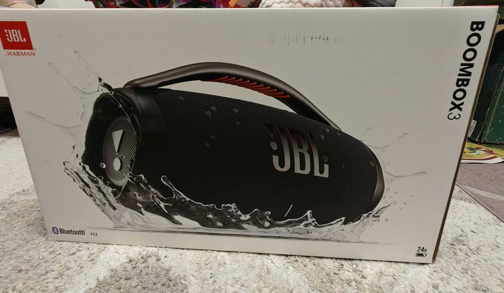 Колонка. Bluetooth-колонка JBL Boombox 3, чорна.оригінал