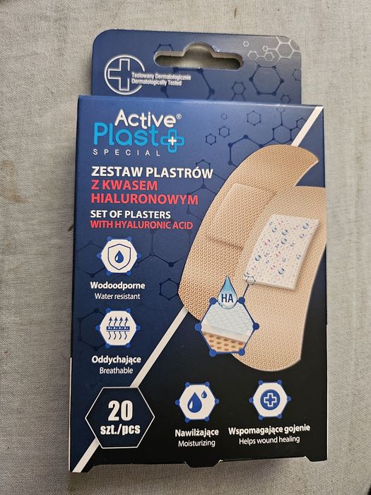 Plastry z kwasem hialuronowym 3 opakowania