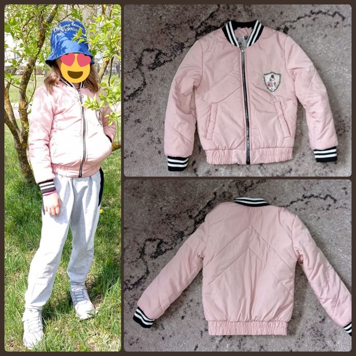 Дитяча куртка на дівчинку, демісезон, весна-осінь розмір 128
