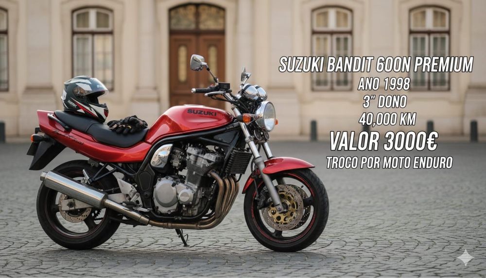 Moto Suzuki impecavel