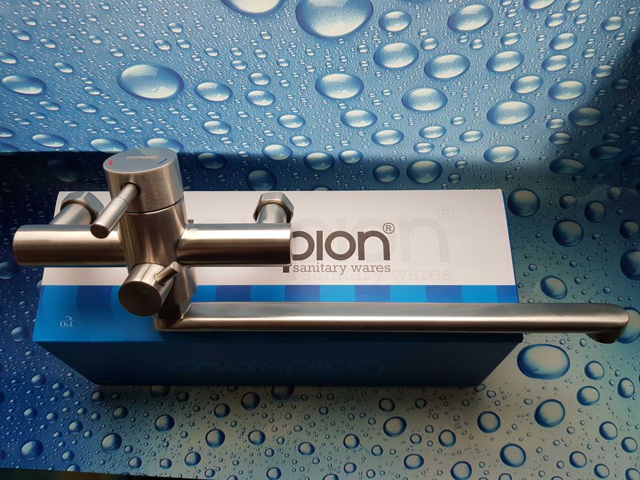 Смеситель змiшувач для ванны из нержавейки CHAMPION SUS-006 (EURO)