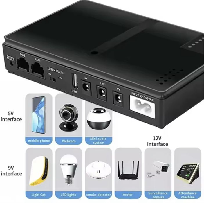 Повер банк, powerbank, Міні упс. Безперебійник для роутерів