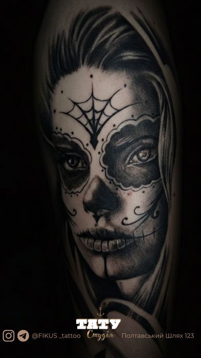 Профессиональная татуировка. Графика. Реализм.