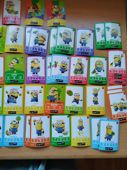 Cartas cromos minions Pingo Doce