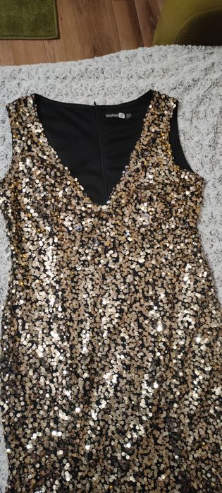 Suknia wieczorowa Sylwester Złota Syrenka