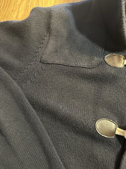 Casaco Malha com capuz de pêlo