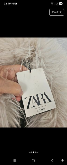 Nowe piekne futro Zara.