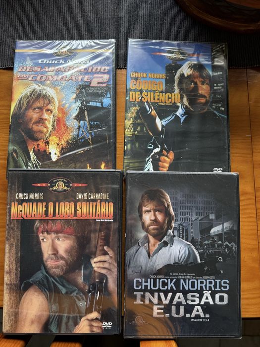 Coleção chuck Norris dvds selados