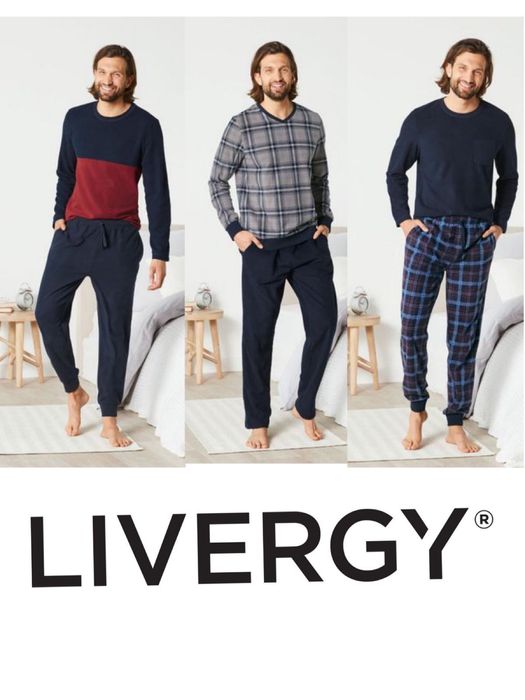 Домашний флисовый костюм пижама livergy тепла піжама фліс С М S Л ХЛ