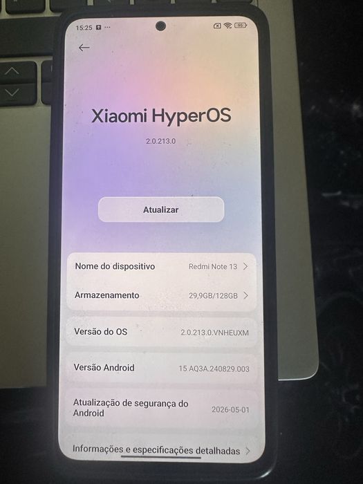 Xiaomi Redmi Note 13 – 128GB / 6GB RAM – Como Novo / Excelente Estado