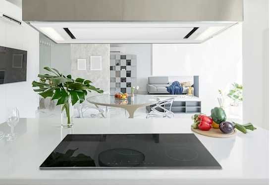 Індукційна плита  Чорний і білий колір Klarstein Delicatessa 90 Hybrid