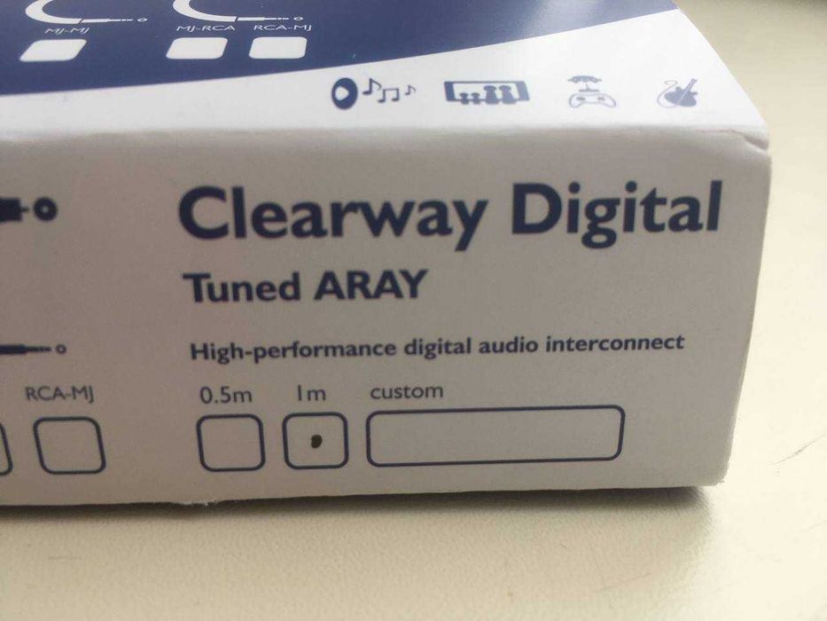 Кабель цифровий Clearway Digital Solid Tuned ARAY RCA 1m