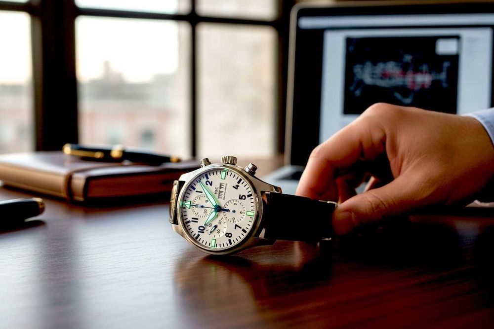 Zegarek Męski IWC Pilot's Chronograph   “150 Years”  43mm  IW377725