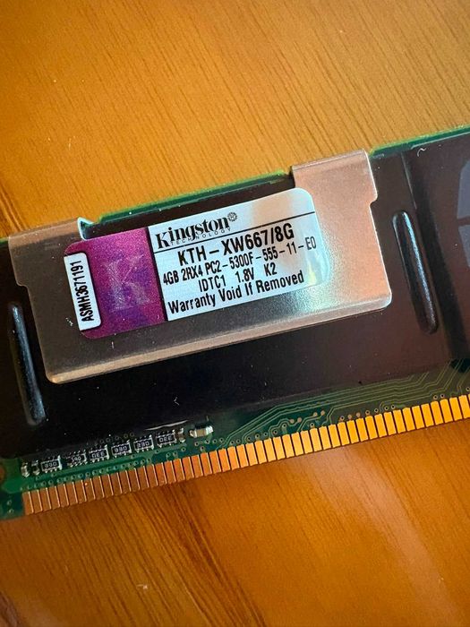 Lote 40 memórias RAM DDR2 servidor FB-DIMM ECC