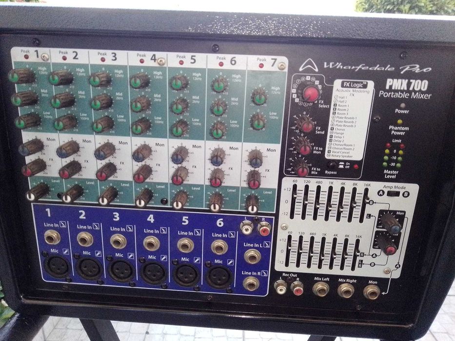 mesa amplificada Whorfedale