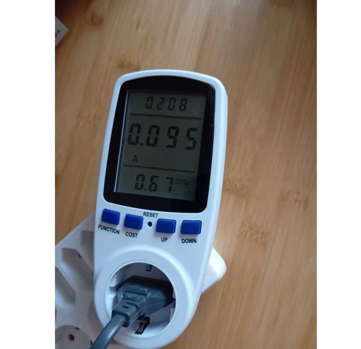 Medidor de consumo de energia Multi-funções 3680W 16A