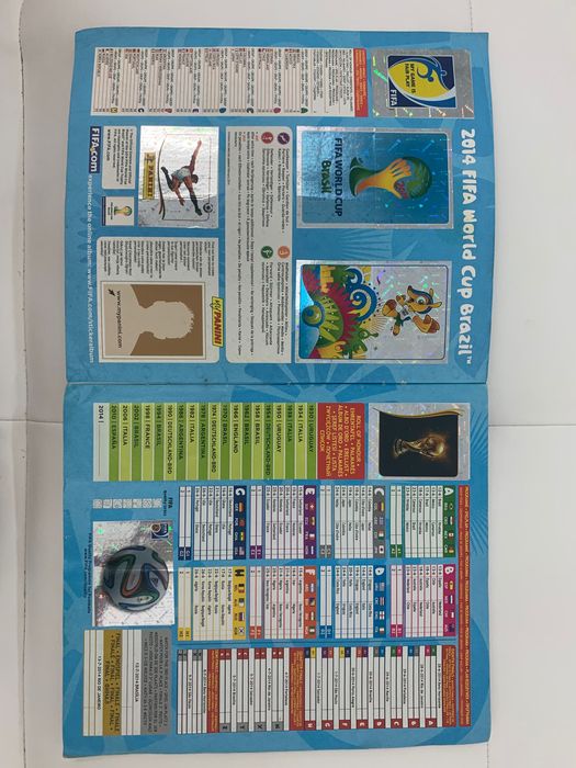 Caderneta Mundial 2014 Panini-Completa
