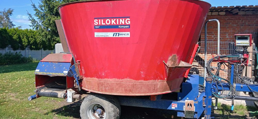 Wóz paszowy Siloking 10m3 Kompakt paszowóz mieszalnik przyczepa