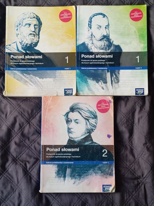 Podręczniki/książki "Ponad Słowami" (nowa era)