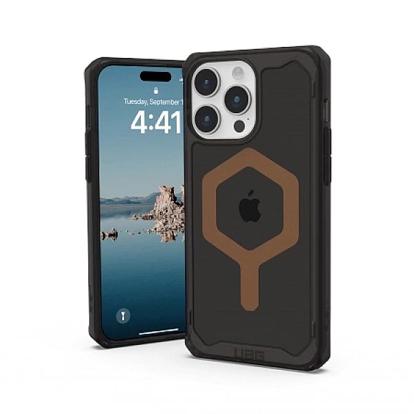Etui UAG Plyo MagSafe do iPhone 15 Pro Max - czarno-brązowe