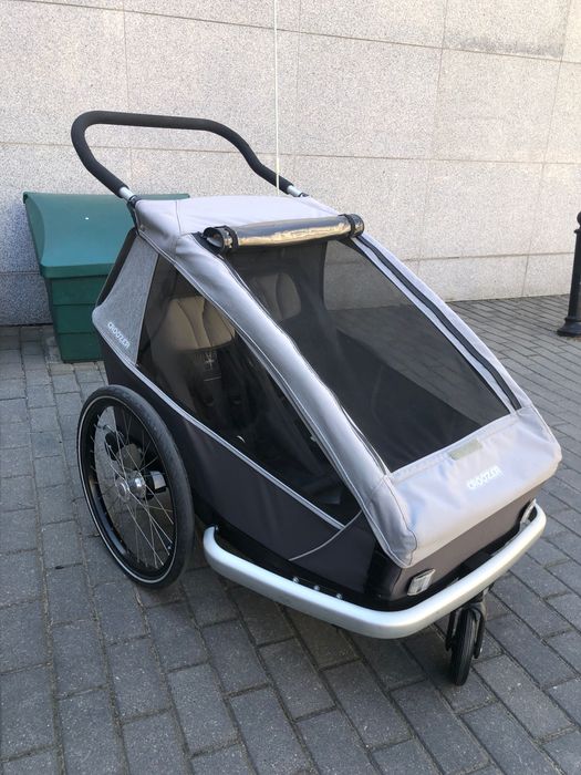Przyczepka rowerowa Croozer Kid Keeke 2 dzieci + dodatki (B-stok/W-wa)