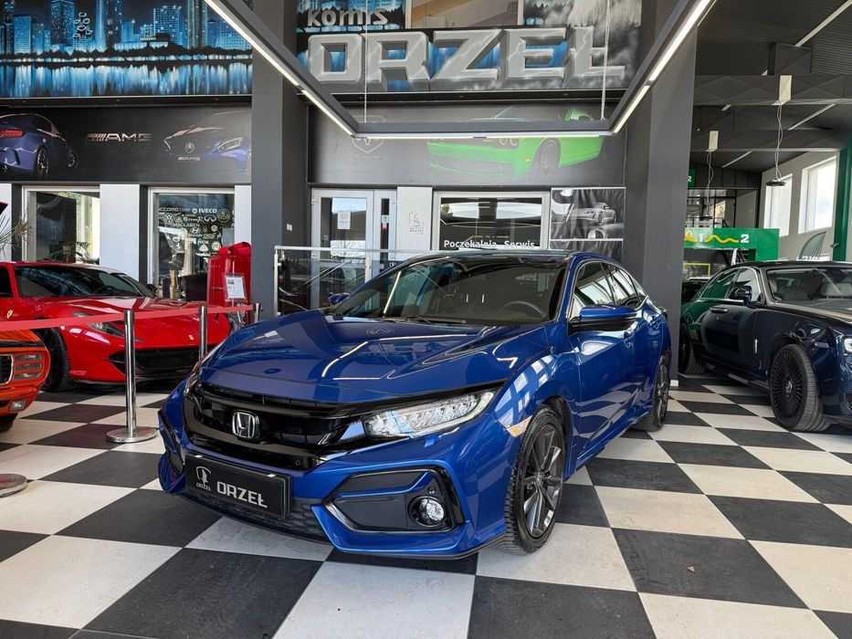 Honda Civic SalonPl/1Wł/Bezwypadkowy/Serwisowany/Podg.Fotele/LineAssist/ACC/BT