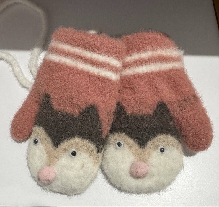 Дитячі зимові  рукавиці для дівчаток