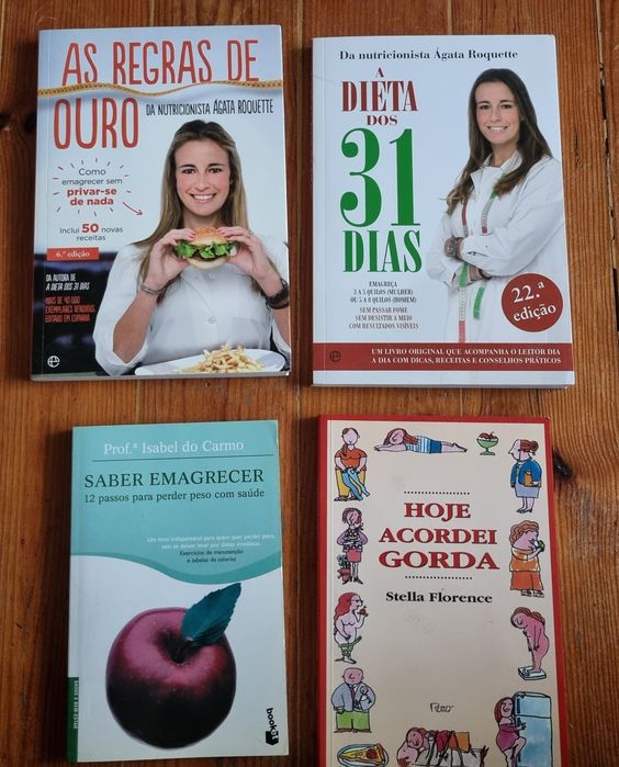 Pack livros sobre dietas