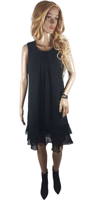 Nowa czarna elegancka sukienka 36,S/38,M BonPrix