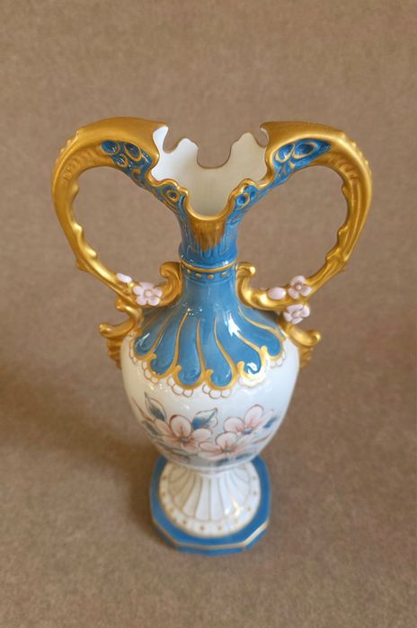 Wazon, amfora porcelanowa - Royal Dux, Czechosłowacja