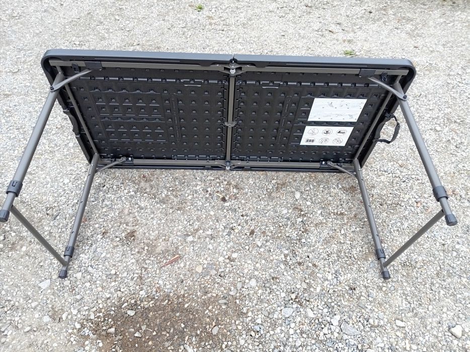 Stół składany AmazonBasics tworzywo sztuczne prostokątny 121,4 x 60,7 x 86,1 cm