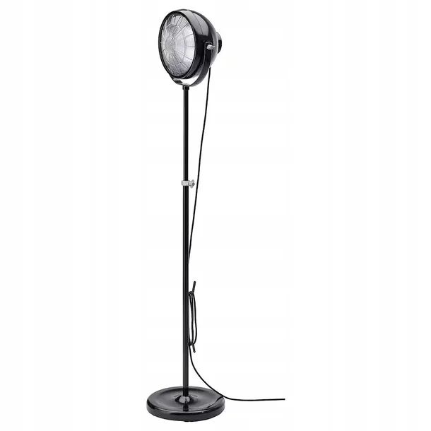IKEA SVARTNORA Lampa podłogowa czarny loft