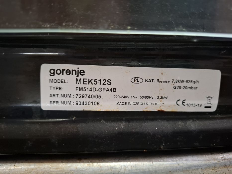 Plytka gazowo elektryczma gorenje
