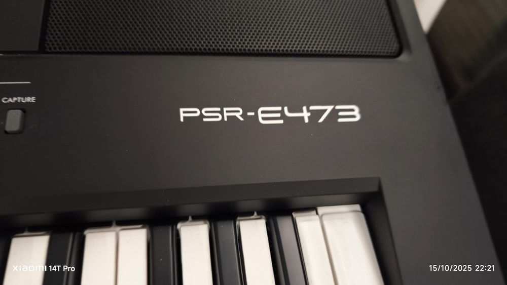 Yamaha PSR E-473 Keyboard + Pedals + Stand64284617833603122