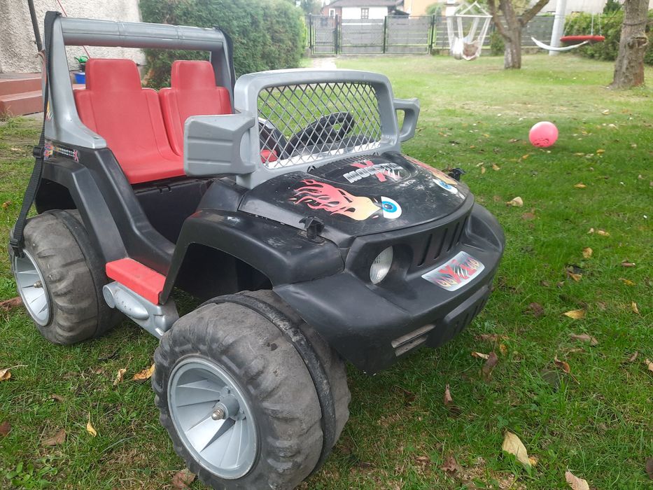 Autko na akumulator duże auto jeep hammer ogromny