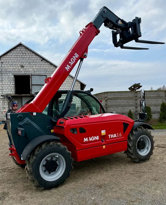 Nowa Ładowarka THA 3.6 teleskopowa włoska MAGNI nie case, dieci, merlo, jcb, manitou  Nowa Ładowarka 3m Teleskop. bez AdBlue THA 3,6 włoska MAGNI nie jcb,