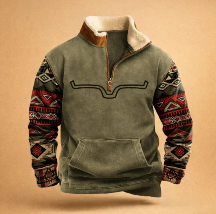 Sweter męski kolor khaki rozm.xl