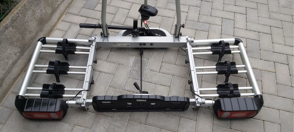 Bagaznik rowerowy na hak na 3 rowery Thule Euroclassic Pro 903 kladany