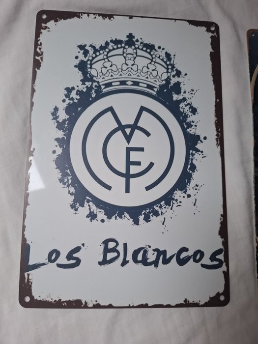 Plakat blacha Real Madryt  PSG Football