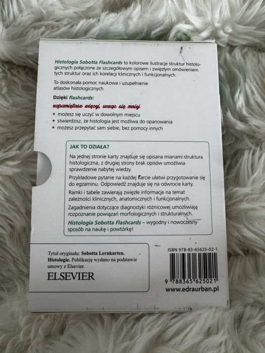 histologia sobotta fiszki