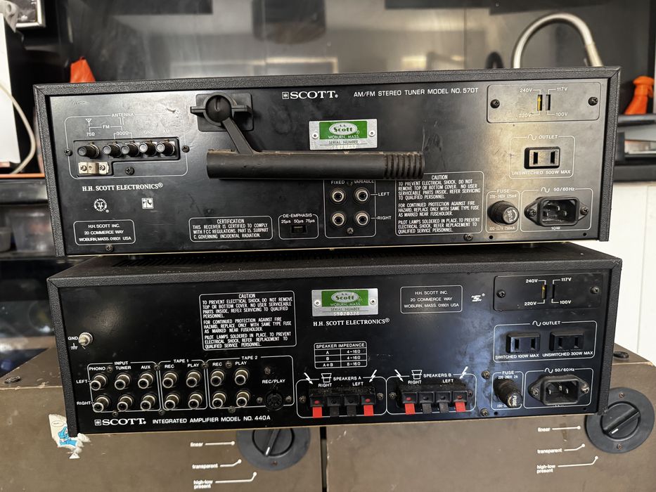 Scott Amplifer 440A+Scott Tuner 570 T