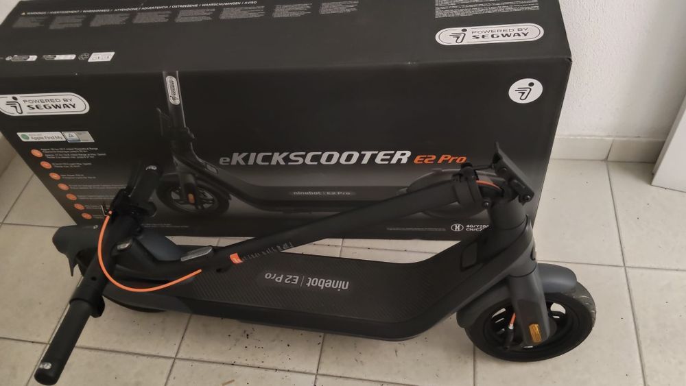 Ninebot Segway E2 Pro – Praticamente Nova – Caixa + Fatura