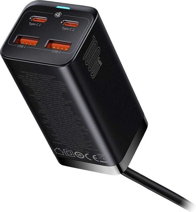 Baseus GaN3 Pro 100W — потужний універсальний зарядний пристрій